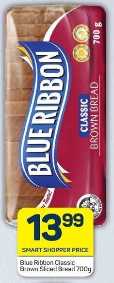 Pick n Pay Blue Ribbon Classic Brown Sliced Bread 700g offer