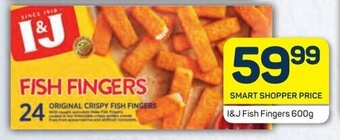 Pick n Pay 1&J Fish Fingers 600g offer