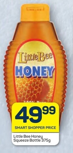 Little Bee Honey Squeeze Bottle 375g