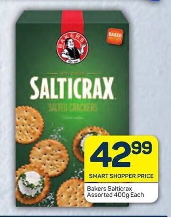 Pick n Pay Bakers Salticrax Assorted 400g Each offer