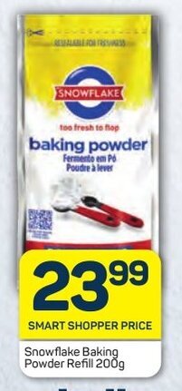 Snowflake Baking Powder Refill 200g