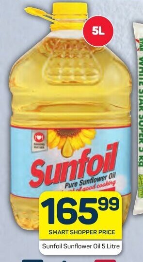 Pick n Pay Sunfoil Sunflower Oil 5 Litre offer
