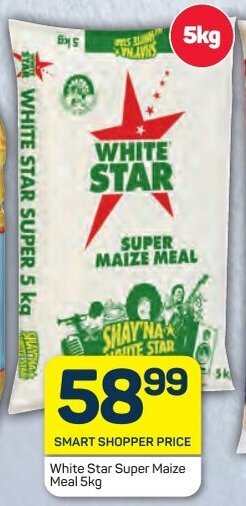 Pick n Pay White Star Super Maize Meal 5kg offer