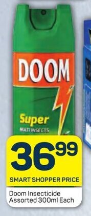 Pick n Pay Doom Insecticide Assorted 300ml Each offer