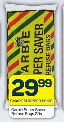 Garbie Super Saver Refuse Bags 20s
