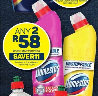 Domestos Thick Bleach Assorted 750ml