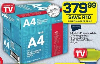 Pick n Pay A4 Multi-Purpose White Office Paper Box offer