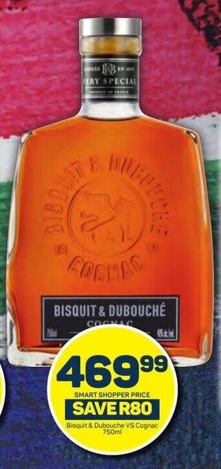 Pick n Pay Bisquit & Dubouche VS Cognac 750ml offer
