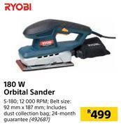 Builders Warehouse Ryobi 180w orbital sander offer