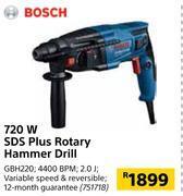 Builders Warehouse Bosch 720w sds plus rotary hammer drill offer