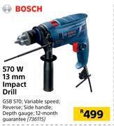 Builders Warehouse Bosch 570w 13mm impact drill offer