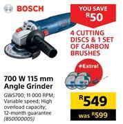Builders Warehouse Bosch 700w 115mm angle grinder offer