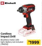 Builders Warehouse Einhell cordless impact drill offer