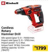 Builders Warehouse Einhell cordless rotary hammer drill offer