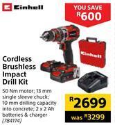 Builders Warehouse Einhell cordless brushless impact drill kit offer
