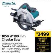 Builders Warehouse Makita 1050w 190mm circular saw offer