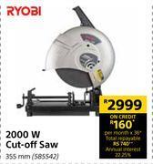 Builders Warehouse Ryobi 2000w cut off saw 355mm offer