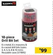 Builders Warehouse Blacksmith 18-piece drill bit set offer