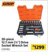 Builders Warehouse Grip 30-piece 12.7 mm(1/2) drive socket wrench set 720792 offer