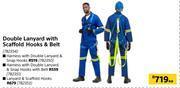 Builders Warehouse Double lanyard with scaffold hooks & belt 782354-each offer