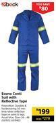 Builders Warehouse Beck econo conti suit with reflective tape offer