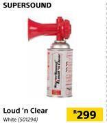 Super sound loud n clear white
