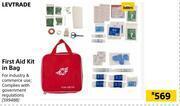 Builders Warehouse Levtrade first aid kit in bag offer