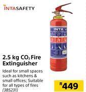 Builders Warehouse Intasafety 2.5kg co2 fire extinguisher offer