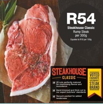Checkers Steakhouse Classic Rump Steak offer