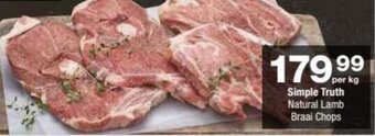 Checkers Simple Truth Natural Lamb Braai Chops offer