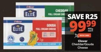 Checkers Clover Cheddar/Gouda Cheese offer