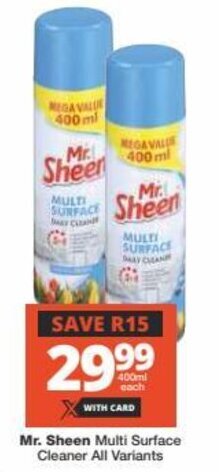 Mr. Sheen Multi Surface Cleaner All Variants