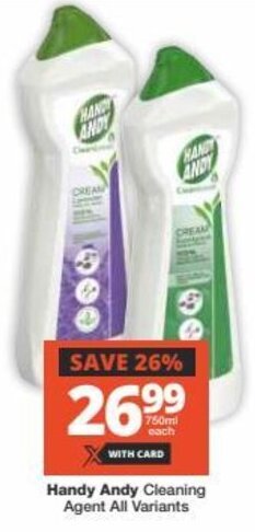 Checkers Handy Andy Cleaning Agent All Variants offer