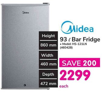 Makro Midea 93L Bar Fridge offer