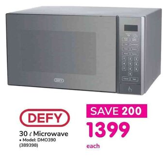 Makro DEFY 30L Microwave offer