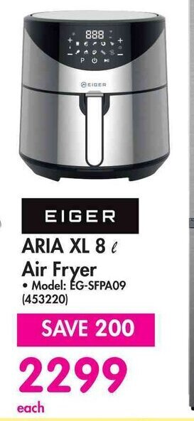 Makro EIGER ARIA XL 8L Air Fryer offer