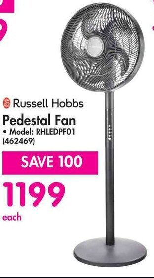 Makro Russell Hobbs Pedestal Fan offer