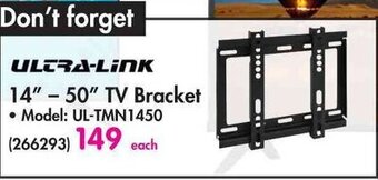 Makro ULTRA-Link 14" - 50" TV Bracket offer