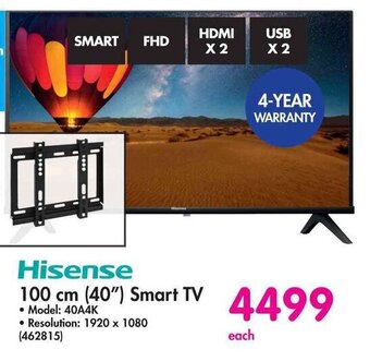 Makro Hisense 100 cm (40") Smart TV offer