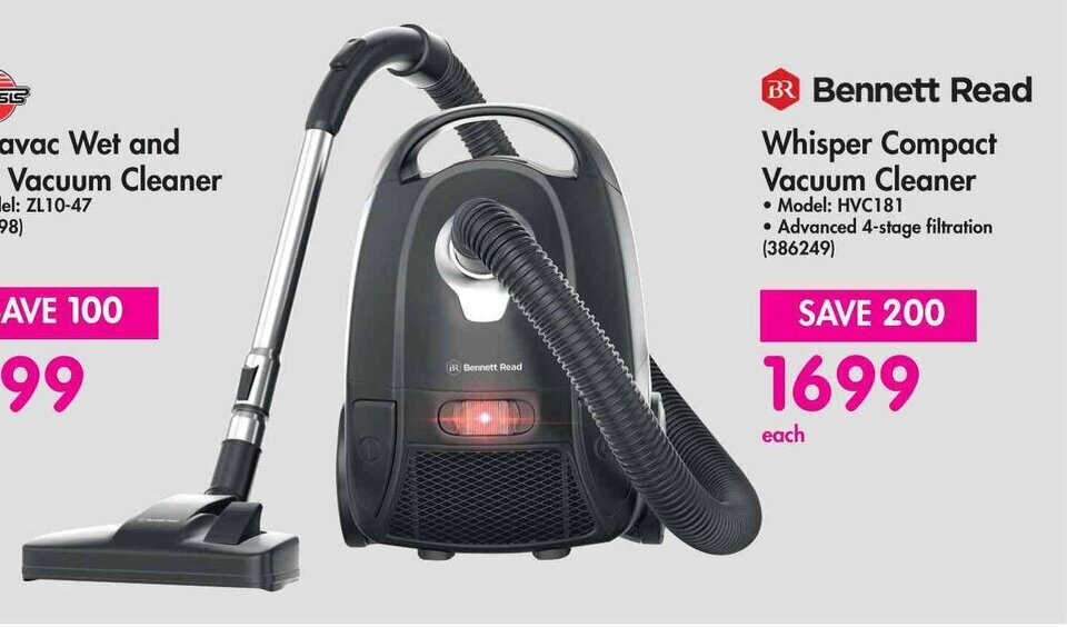 Read Whisper Compact Vacuum Cleaner offer at Makro