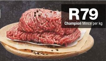 Checkers Champion Mince per kg offer