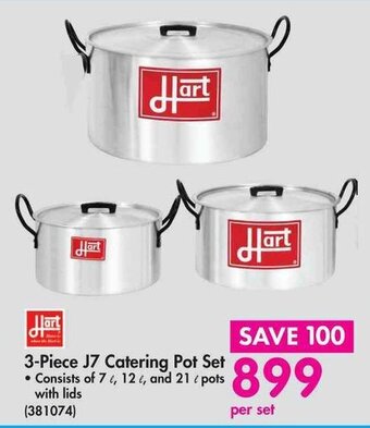 Makro Hart 3-Piece J7 Catering Pot Set offer