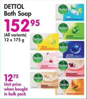 Makro DETTOL Bath Soap 12x175g offer