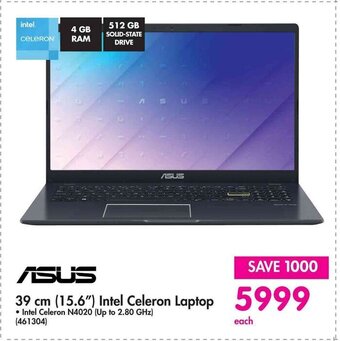 Makro ASUS 39 cm (15.6") Intel Celeron Laptop offer