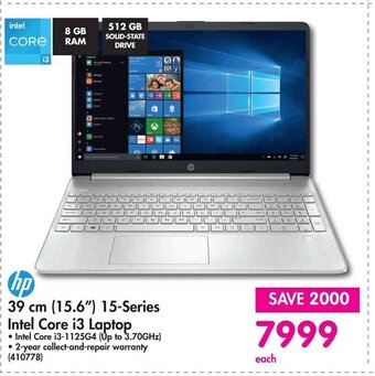 Makro hp 39 cm (15.6") 15-Series Intel Core i3 Laptop offer