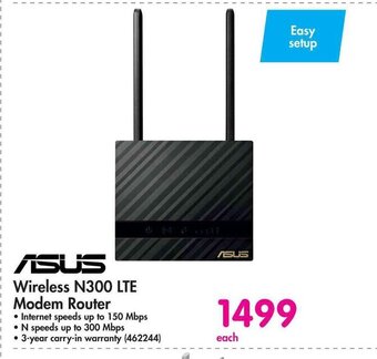 Makro ASUS Wireless N300 LTE Modem Router offer