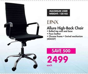 Makro LINX Allure High-Back Chair offer