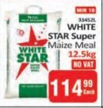 KitKat Cash and Carry WHITE STAR Super Maize Meal 12.5kg offer