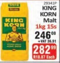 KitKat Cash and Carry KING KORN Malt 1kg, 15s offer