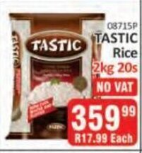 KitKat Cash and Carry TASTIC Rice 2kg 20s offer
